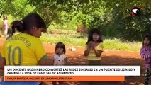 Un docente convirtió sus redes sociales en un puente solidario y cambió la vida de familias
