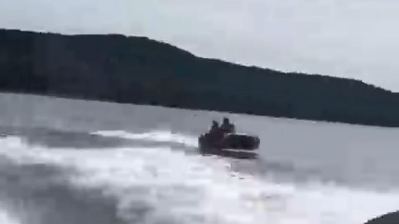 When you decide to fix your hangover by embarking on a crazy tubing adventure