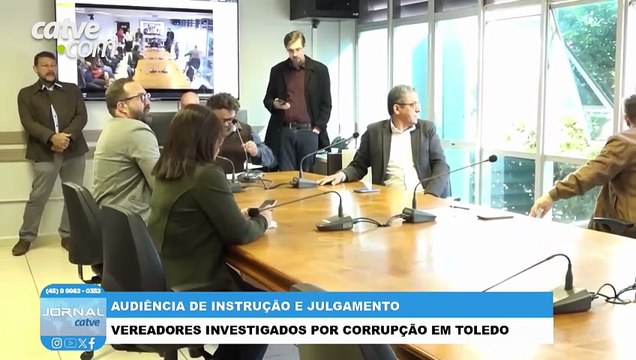 Ministério Público pede prorrogação do afastamento de vereadores de Toledo