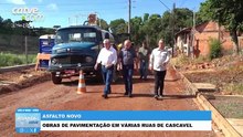 Assinada a ordem de serviço para pavimentação de mais de 20 ruas em Cascavel