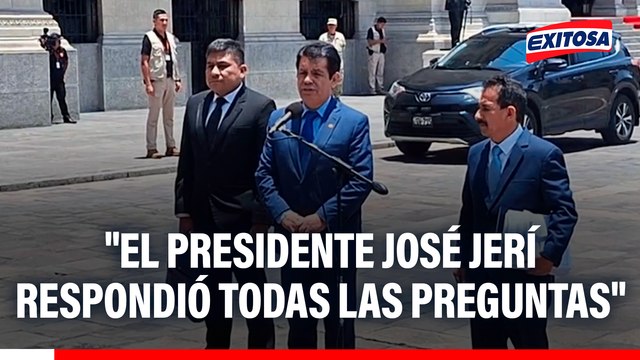 Caso 'Chifagate': El presidente José Jerí respondió todas las preguntas , asegura Tomás Aladino Gálvez