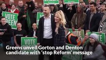 Greens unveil Gorton and Denton candidate with ‘stop Reform’ message