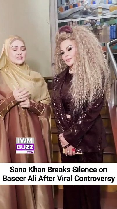 Sana Khan Breaks Silence on Baseer Ali After Viral Controversy. The controversy erupted after Sana Khan refused to pose for a photo with Baseer Ali, sparking online debate. Baseer later defended her decision, calling it a matter of personal belief.