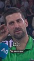 La broma de Djokovic a Alcaraz: 