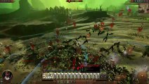 Total War Warhammer III Bretonien contre Skaven en embuscade