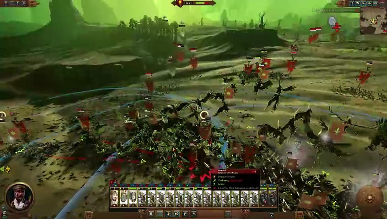 Total War Warhammer III Bretonien contre Skaven en embuscade