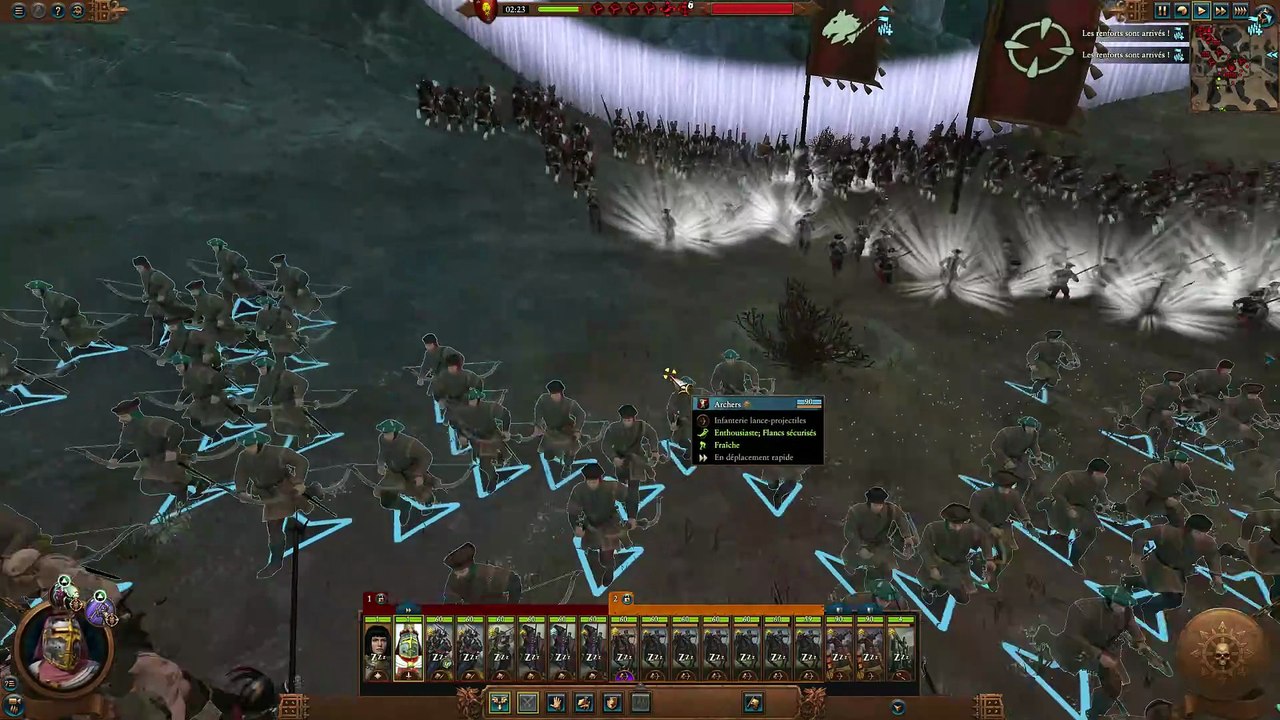 Total War Warhammer III Bretonien contre Skaven dans un fort