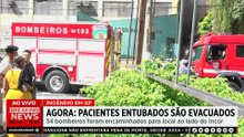 URGENTE: Pacientes entubados no Hospital Incor são evacuados após incêndio na região | TEMPO REAL