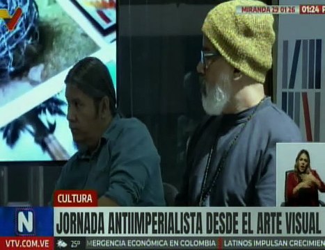Desarrollan conversatorio con creadores para promover el arte en la defensa de la patria