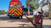 Idoso fica ferido ao cair de bicicleta na ciclovia na Avenida Carlos Gomes