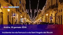 Andria: incidente stradale in centro coinvolge 6 auto. Sul posto la Polizia locale