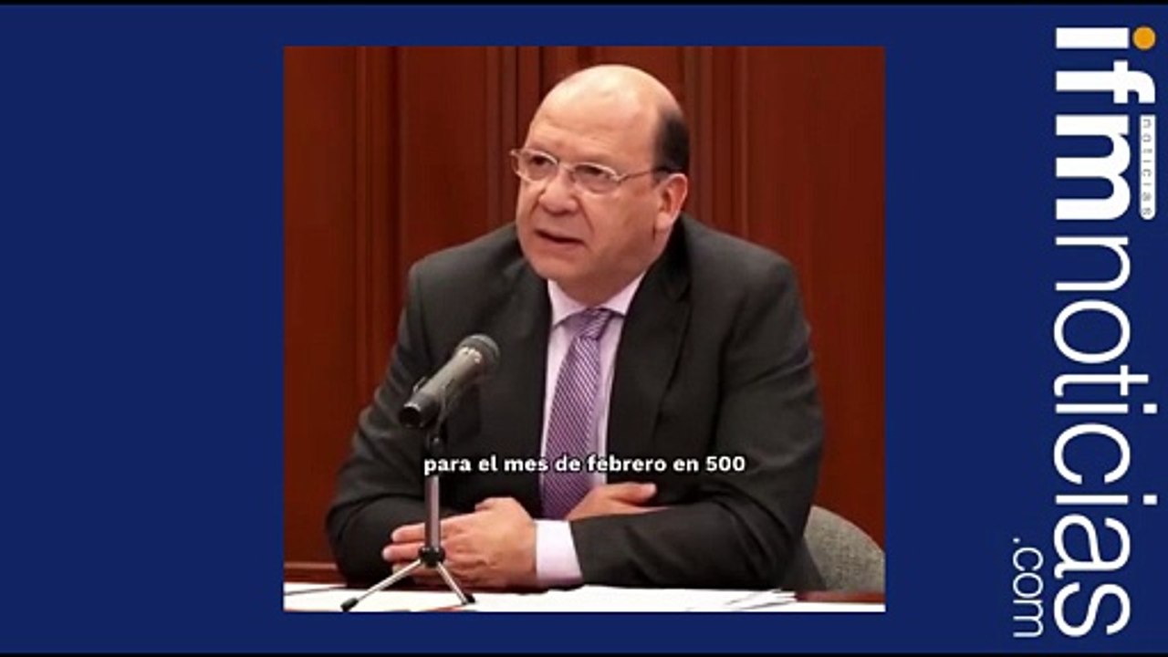 Germán Ávila, ministro de Hacienda, indicó que en febrero el precio de la gasolina bajará $500