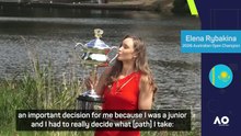 Adopted Kazakh Rybakina proud to represent her country with Australian Open title