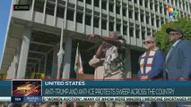 Anti-Trump and anti-ICE protests sweep across the U.S