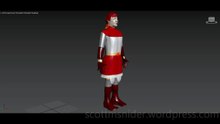 Flame: 3DS MAX Practice Polygon Modeling Model Video #222 (02-01-2026)