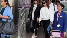 Sweet Gesture ❤️ Shilpa Shetty Greets Paps at Airport with Shamita Shetty #indyastory #indiastory