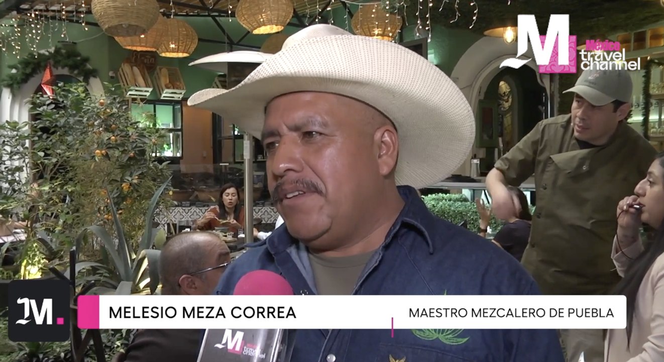 Maestro Mezcalero de Puebla Melesio Meza Correa, reconocido como el creador del mejor mezcal del mundo