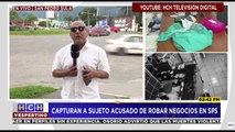 Capturan a sujeto acusado de robar negocios en San Pedro Sula