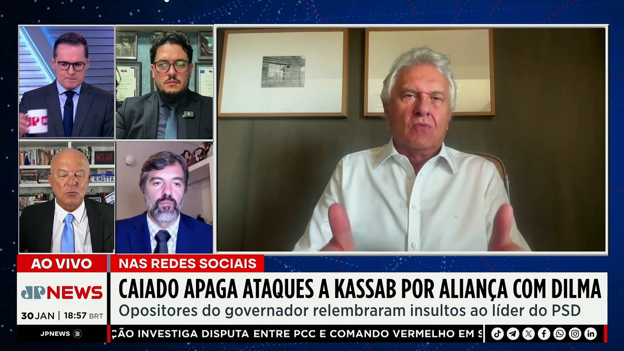 Passado apagado? Caiado apaga críticas antigas a Kassab após entrar no PSD