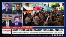 Nunes rejeita aumentar verba pública para blocos de Carnaval em SP