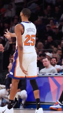 Knicks post a Mikal Bridges hype video