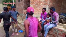 Gaon ki holi Gaon ki kapda faad holi full masti video