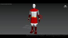 Flame: 3DS MAX Practice Polygon Modeling Model Video #200 (01-30-2026)