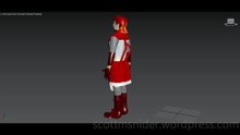 Flame: 3DS MAX Practice Polygon Modeling Model Video #205 (01-30-2026)
