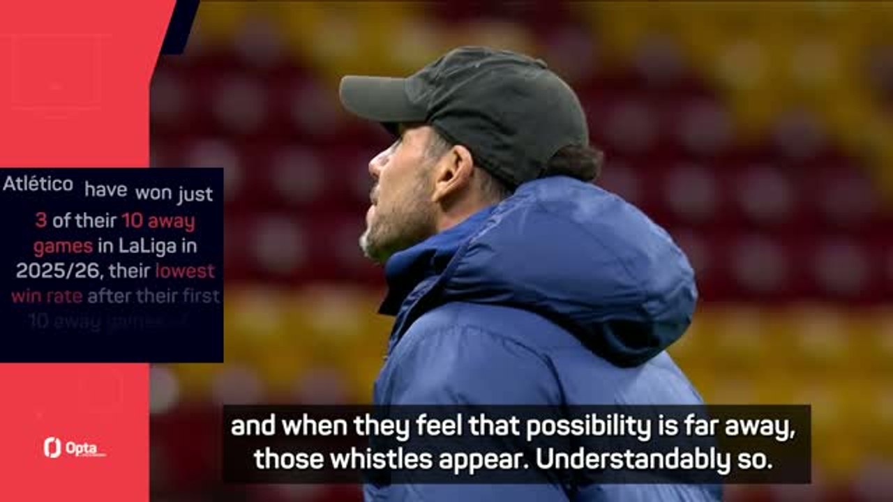 Winning LaLiga is the only way to silence booing fans - Simeone