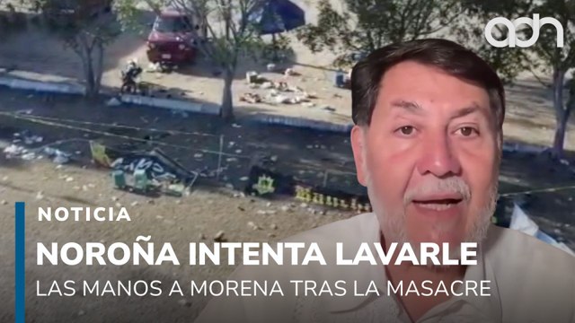 ¡Cínico! Noroña intenta lavarle las manos a Morena tras la masacre en Salamanca