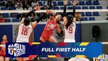 FULL FIRST HALF - San Beda Lady Red Spikers vs EAC Lady Generals | NCAA Season 101