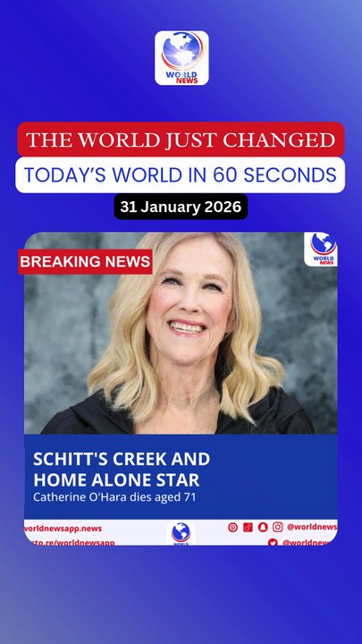 Schitt's Creek and Home Alone star Catherine O'Hara dies aged 71