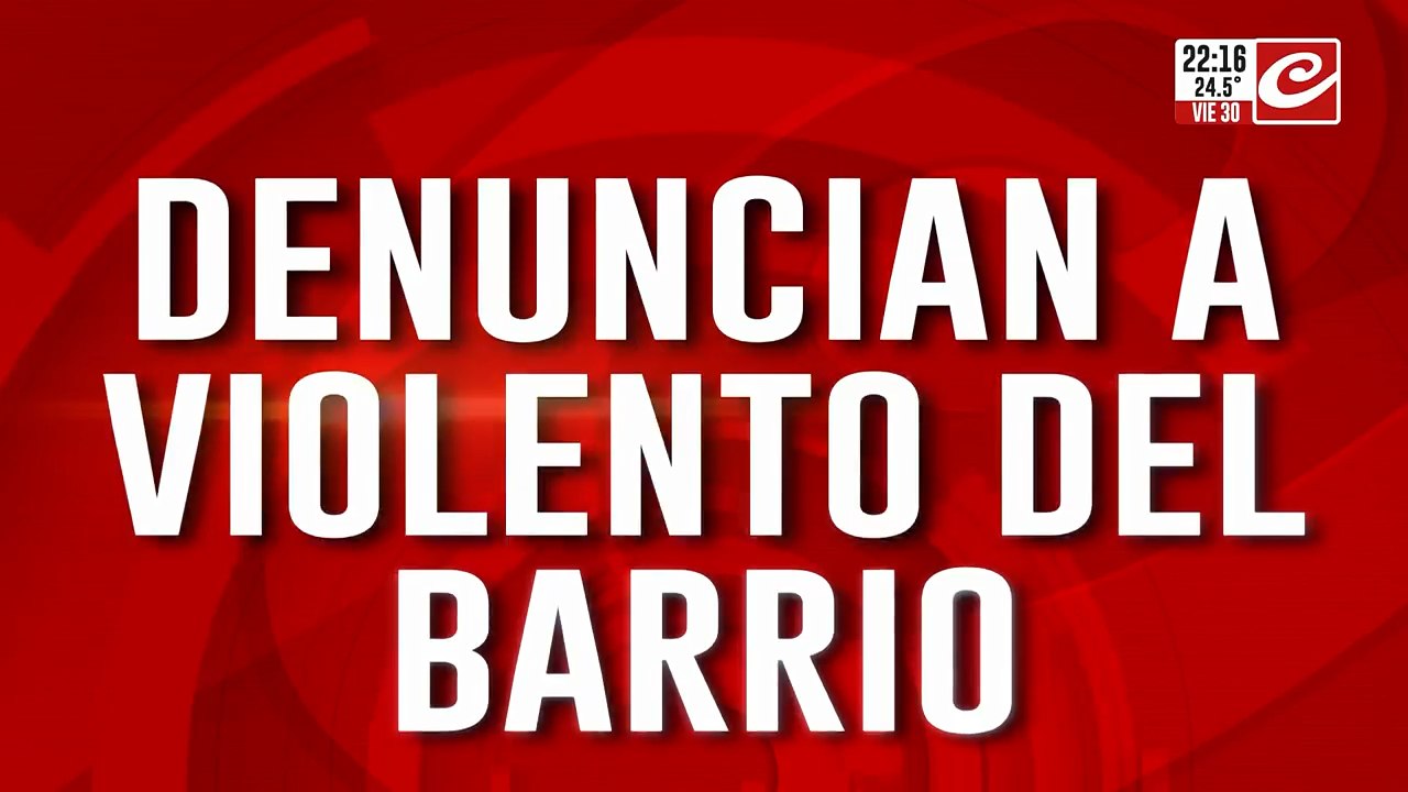 Denuncian a violento del barrio
