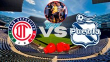 Puebla vs Toluca: se arma trifulca entre los jugadores de ambos equipos
