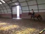 axelle au galop avec maeva !!!!