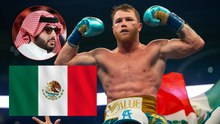 Canelo Álvarez llega a los Ring Awards y así lo recibe Turki Al-Sheikh