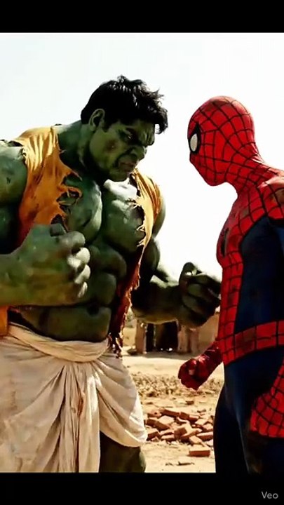 Hulk vs Supermen fight part 2