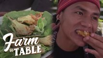 Chef JR cooks Stuffed Squash Blossoms! | Farm to Table