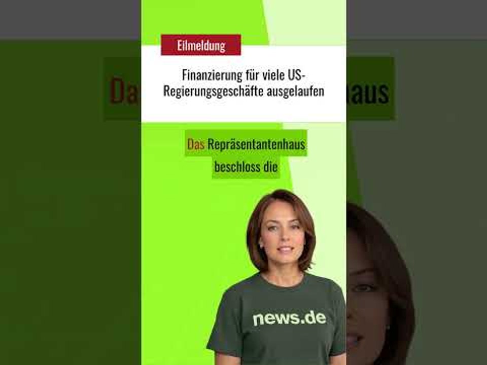 Finanzierung für viele US-Regierungsgeschäfte ausgelaufen