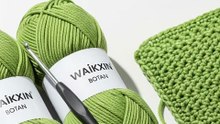 Cotton Yarn for Crocheting – Waikxin 100% Milk Cotton Baby Yarn (Avocado Green, 2 Pack)