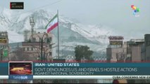 Iran govt. denounces U.S and Israel’s hostile actions against national sovereignty