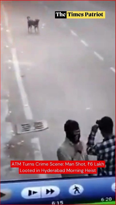 ATM Turns Crime Scene: Man Shot, ₹6 Lakh Looted in Hyderabad Morning Heist