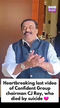 Billionaire and Confident Group chairman CJ Roy’s last video, posted on Republic Day, shows him wishing all a Happy Republic Day before his tragic death