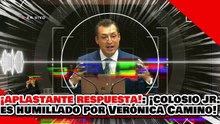 🔥🚨¡APLASTANTE RESPUESTA! ¡EL PATÉTICO COLOSIO Jr. es HUMILLADO por la SENADORA VERÓNICA CAMINO!