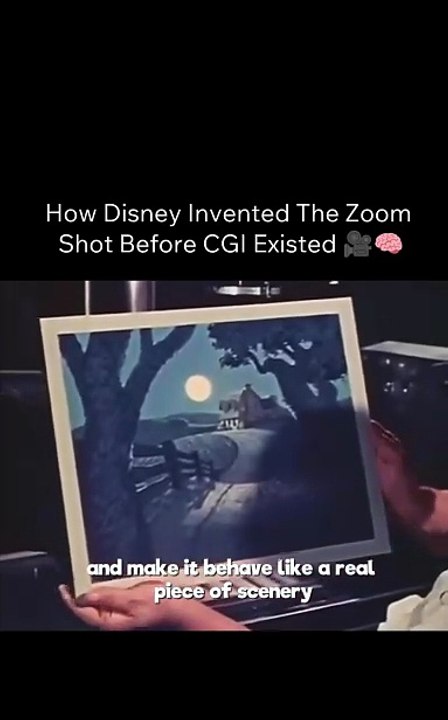 Disney cracked the illusion of depth in moving images, before digital zoom or CGI ever existed