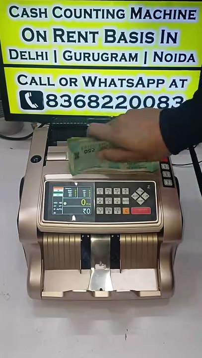 Note Counting Machine Rental Service in Rohini