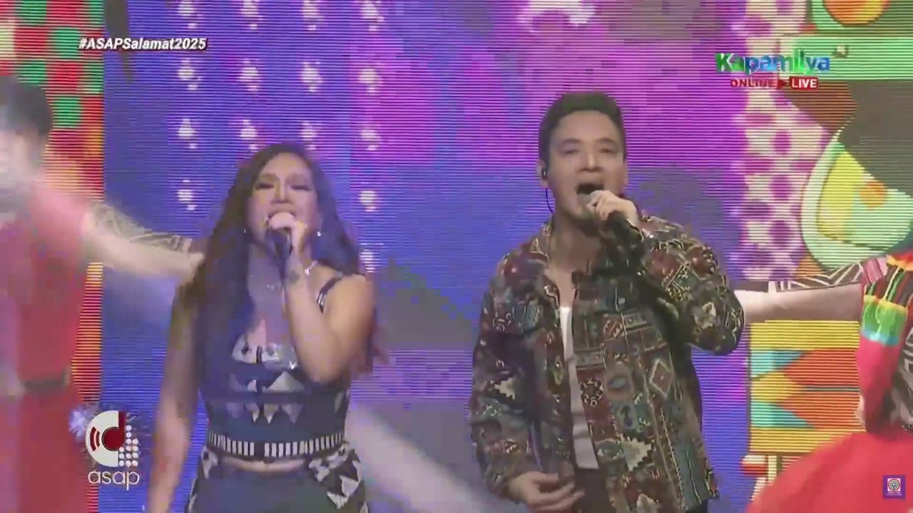 December 28, 2025 — Angeline Quinto & Erik Santos on ASAP 🎤✨ #ASAPSalamat2025
