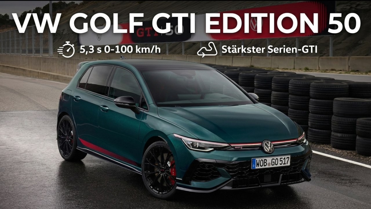 VW Golf GTI Edition 50 Dark Moss Green Metallic | Jubiläumsmodell im Fokus