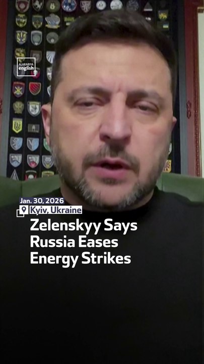 Zelenskyy Says Russia Eases Energy Strikes