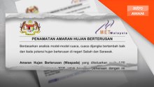 Ribut petir di enam negeri hingga 7 malam ini
